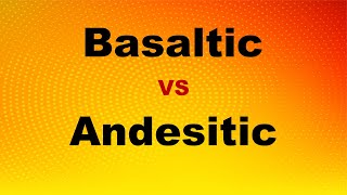 Basaltic VS Andesitic Magma [upl. by Jacenta66]