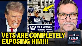 Trump CORNERED by FED UP Veterans EXPOSING HIM  On Democracy [upl. by Akenet569]