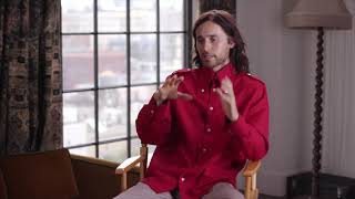 House of Gucci INTERVIEW with Jared Leto as Paolo Gucci [upl. by Anattar379]