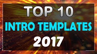 Top 10 Intro Templates 2017 After Effects CC CS6 Free Download  No Plugins [upl. by Dnalra]