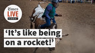 The bullriding African cowboy ‘It’s like being on a rocket’ [upl. by Annhej]