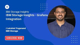 IBM Storage Insights  Grafana Integration  J Lakshmi Yoganand [upl. by Tewfik214]