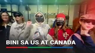 BINI excited nang makabonding ang Blooms sa US Canada  ABSCBN News [upl. by Lennor]