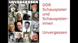 Schauspielerinnen der DDR  Buchstabe A bis F [upl. by Dottie]