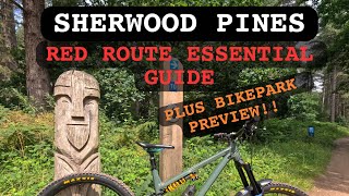 SHERWOOD PINES RED ROUTE GUIDE PLUS BIKE PARK PREVIEW [upl. by Blackburn]