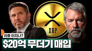 리플 870원 돌파 20억 달러 매입 XRP [upl. by Maloy]