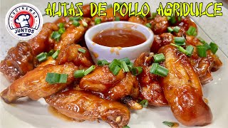 Alitas de pollo en salsa agridulce Comida China [upl. by Rebe]