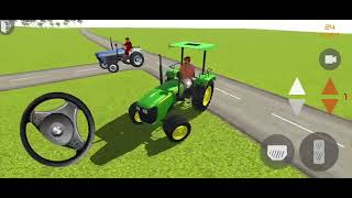 JOHN DEERE TRACTOR 5310 KA POWER TROLLEY LODING TOCHAN TRACTOR 3DX JCB INDIA GAME youtubevideo [upl. by Aratas]