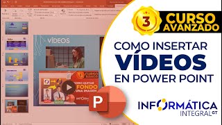 COMO INSERTAR VIDEOS EN POWER POINT  Curso Avanzado [upl. by Mossman220]