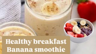 Healthy breakfast smoothie recipe  dry fruits smoothie  banana smoothie  breakfast recipe [upl. by Homerus]