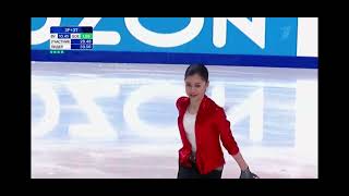 Adelia Petrosyan Russian Figure Skating Championship 2024 Short Program [upl. by Einallem]