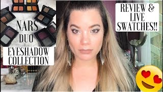 Nars Eyeshadow Duo Collection  Live Swatches amp Review [upl. by Cornew381]