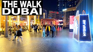 THE WALK at Jumeirah Beach Residence 2024  4K  Dubai Tourist Attraction [upl. by Carlie100]