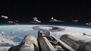 Rebel Fleet arrives to Scarif Scene  Rogue One A Star Wars Story 2016 [upl. by Annodahs666]