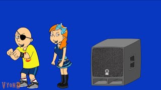 Evil Versions of Caillou Rosie Blast Loud Rock and Roll Music At School [upl. by Maillliw]