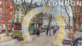 London Winter Walk Exploring London High Holborn and Covent Garden Leicester Square [upl. by Ahsaret]