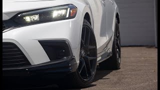 HPDs Exterior Accessories Add a Subtle Menace to the 2022 Honda Civic [upl. by Vogeley]