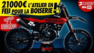 UNE 450F CROSS à 21000€ pour BOISERIE [upl. by Yarod]