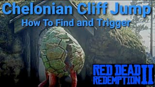 Chelonian Cliff JumpHow To Find And TriggerRDR2 [upl. by Osric818]