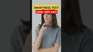 Smartness test🧠 Level very easy trivia quiztime smart [upl. by Ardnuassac]