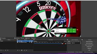 Setup OBS Scoreboard Overlay for Darts  OBScoreboard [upl. by Adnalay]