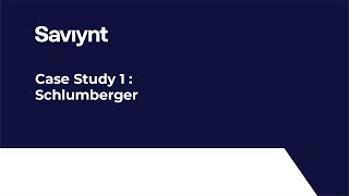 Lesson 6  Case Study 1  Schlumberger [upl. by Leban177]