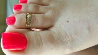 Foot jewelry  Trendy toe ring designs for women [upl. by Kennard]