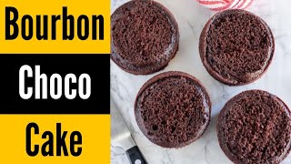 bourbon choco cake  only 3 ingredients  no ovenbeaterbaking powder cake by shiya vlogs [upl. by Anrehs494]