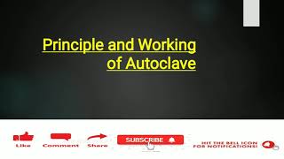 Principle and working of autoclave [upl. by Lila]