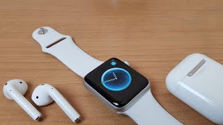 Pair Airpods with Apple Watch  How To [upl. by Ellenaj189]