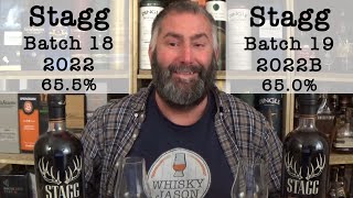 Stagg Batch 18 from 2022 with 655 VS Stagg Batch 19 from 2022B with 65  compared by WhiskyJason [upl. by Hett]