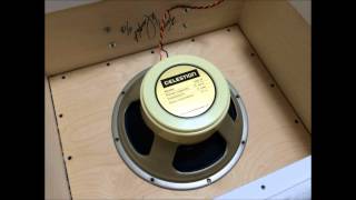 Celestion speaker comparison（Alnico Gold vs G12H75Creamback） [upl. by Cavill]