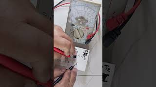 TRIAC Testing with analog multimeter on 1x Range [upl. by Janus]