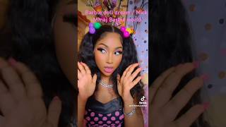 Barbie dream Nicki Minaj Barbie worldbarbiebarbiedolldollshortbarbiebarbiemakeupshortvideos [upl. by Neemsaj]