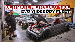 Building the Ultimate Mercedes 190E Evo 2 Fleet  5 Custom Cars [upl. by Leba482]