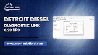 DETROIT DIESEL DIAGNOSTIC LINK 820 SP0 [upl. by Aibonez]