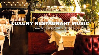 Luxury Restaurant Dinner Music BGM  Melodic Jazz Background Music for Evening Ambience [upl. by Rihsab]