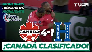 Resumen y goles  Canadá 41 Honduras  CONCACAF Nations League 2023  TUDN [upl. by Gristede]