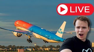 Live At SCHIPHOL Amsterdam morning Flight Operations [upl. by Rebm]