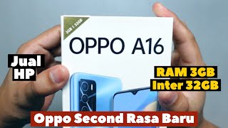 HP Oppo Second Rasa Baru  Jual Oppo A16 332GB [upl. by Biel653]