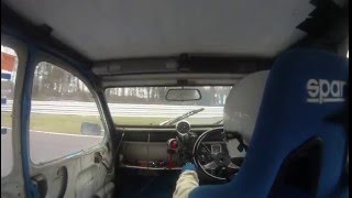 2CV Racing  Oulton Park Race 2  big crash [upl. by Howey]