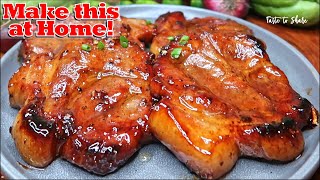 Amazing SECRET to a Delicious PORK recipe that melts in your mouth 💯✅ SIMPLE WAY to COOK Pork Steak [upl. by Wearing]