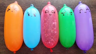 Making Slime with Funny Balloons  Satisfying Slime video [upl. by Llenrup]