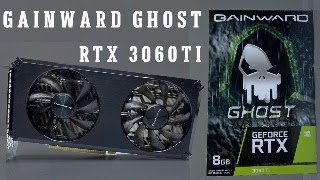 GAINWARD GHOST RTX 3060TI 8GB UNBOX INSTALL TEST [upl. by Ariat93]