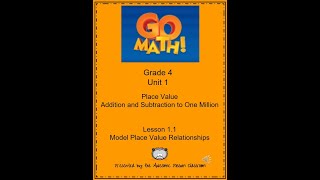 Grade 4 GO MATH Lesson 11 [upl. by Gilli569]