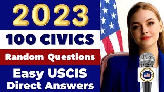 US Citizenship Test 2023 100 Civics Questions Direct amp Easy USCIS Answers US Citizenship USA 27 [upl. by Damian]