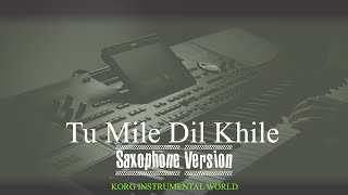 Tu Mile Dil Khile  Saxophone Version Fusion  Korg [upl. by Dnamron]