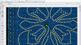 Using HOTFIX ERA software to create a rhinestone motif 20 [upl. by Tara]