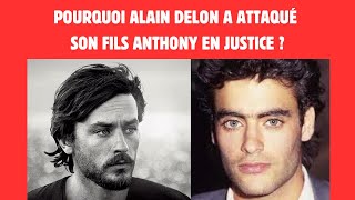 ANTHONY DELON ATTAQUÉ EN JUSTICE PAR SON PÈRE ALAIN DELON  POUR PROTÉGER SON NOM [upl. by Einatsed]