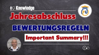 Zusammenfassung Bewertungsregeln für Vermögen und Verbindlichkeiten  Jahresabschluss [upl. by Tega]